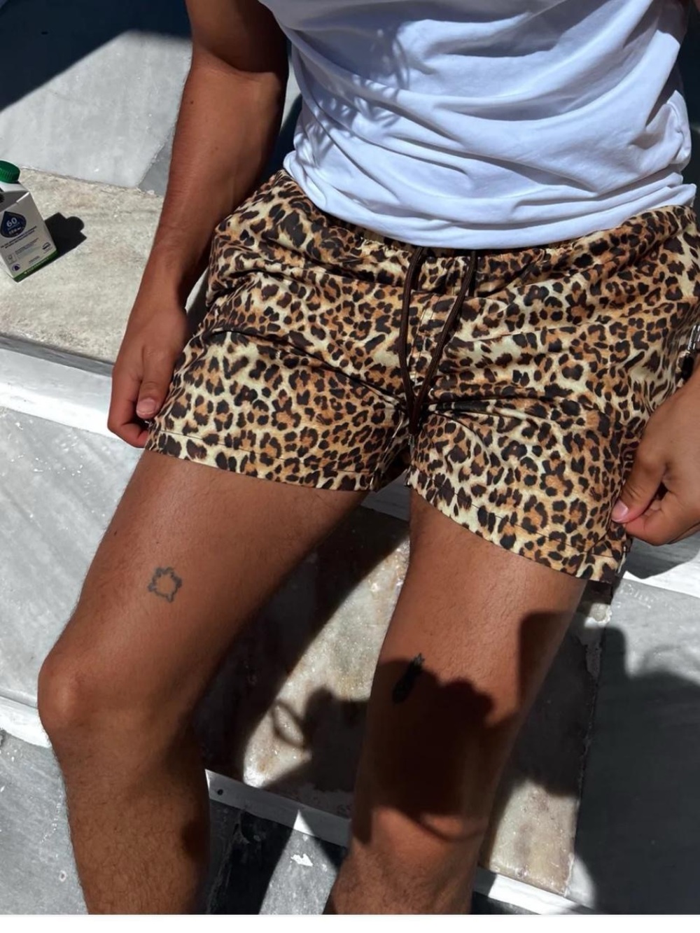 Strawberry Milk Mob KitKat Men’s Swim Trunks